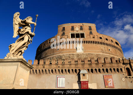 Castel Sant'Angelo, Site du patrimoine mondial de l'UNESCO, Rome, Latium, Italie, Europe Banque D'Images