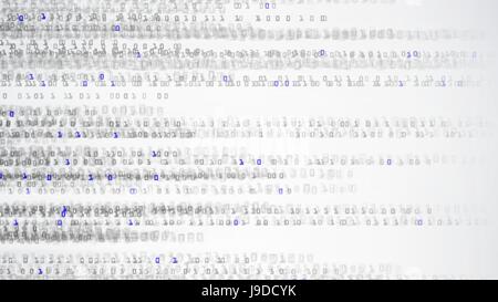 Contexte binaire. Matrix Style Contexte binaire avec la baisse du nombre. Vector Illustration Illustration de Vecteur