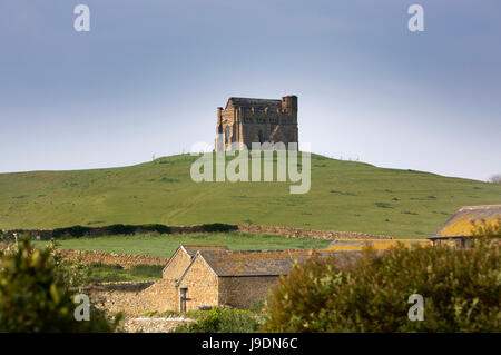 Royaume-uni l'Angleterre, dans le Dorset, Abbotsbury, cité médiévale, la Chapelle Sainte Catherine sur Chapel Hill Banque D'Images