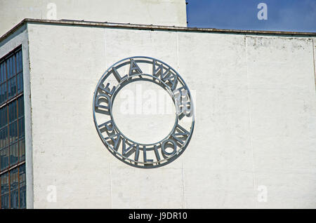 De La Warr Pavilion, Symble Bexhill, Sueeex Banque D'Images