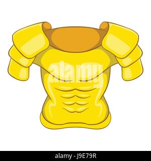 Armure ancienne icône, cartoon style Illustration de Vecteur