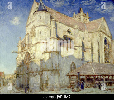 Alfred Sisley Moret - Church Banque D'Images