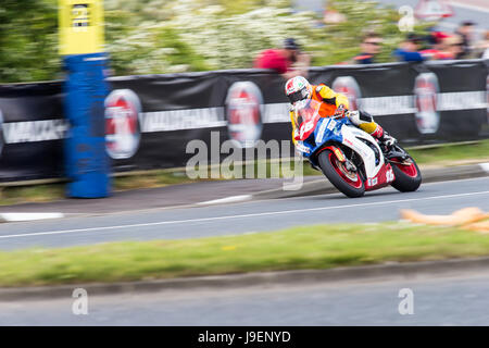 North West 200 2017 course moto sur route Banque D'Images