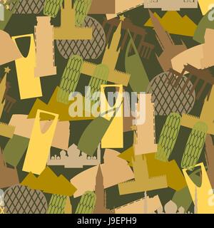 Bâtiments de camouflage militaire. Attractions de vêtements de l'armée de texture. Transparente de protection motif. Illustration de Vecteur