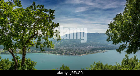 Lac du Bourget. Haute-Savoie. France Banque D'Images