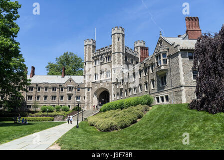 Hall de Blair, la partie occidentale de ce qui fait partie du Collège Mathey, de l'Université de Princeton, New Jersey, USA Banque D'Images