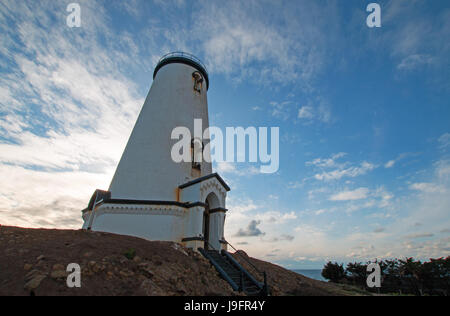 Piedras Blancas phare sur la côte nord de la californie centrale de San Simeon California USA Banque D'Images