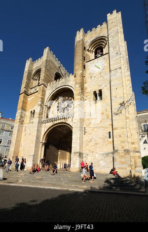 Cathédrale Se Lisbonne Portugal Religion Église Catholique Banque D'Images
