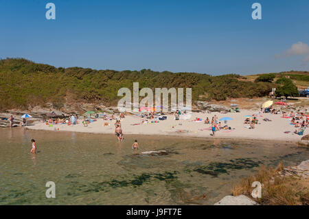 Esteiro beach, Ribadeo, Lugo province, région de la Galice, Espagne, Europe Banque D'Images