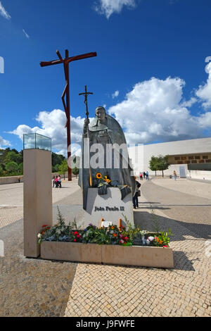 Église de Sainte Trinité Notre Dame Fatima Portugal pèlerinage catholique culte Banque D'Images