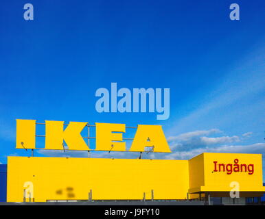 MARIEBERG, Suède - mai 22, 2017 magasin de meubles IKEA [ à Mariebergs, Örebro, Suède] Banque D'Images