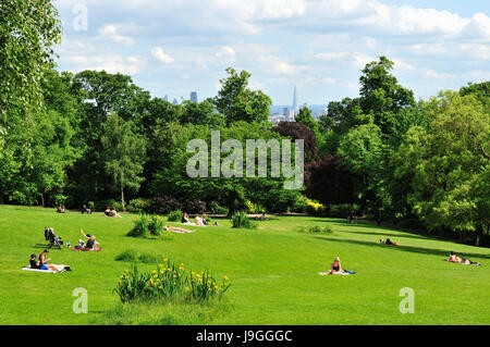 Waterlow Park, Highgate, North London UK Banque D'Images