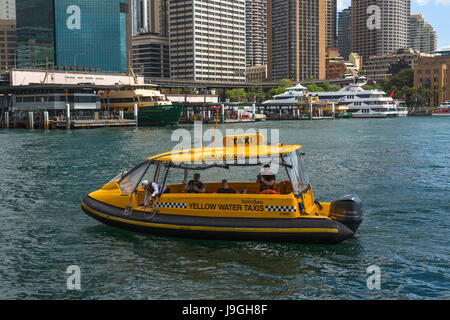 Taxi de l'eau circulaire à clé, Sydney, Australie Banque D'Images