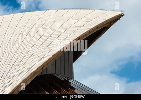 L'Opéra de Sydney, Close up detail. Sydney, NSW, Australie Banque D'Images