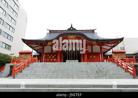 Kasumisekiyama Hongakuin Taiso Temple est un temple de la secte Jodo de bouddhisme situé dans un quartier calme à Shinjuku, Tokyo. Banque D'Images