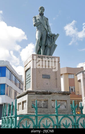 Situation de l'amiral Horatio Nelson, Bridgetown, Barbade Banque D'Images