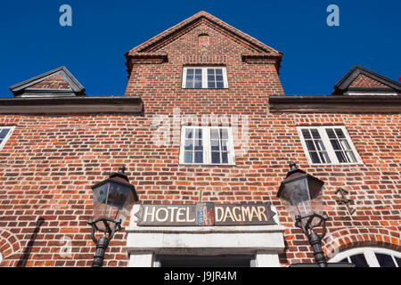 Le Danemark, le Jutland, Ribe, Hotel Dagmar Banque D'Images