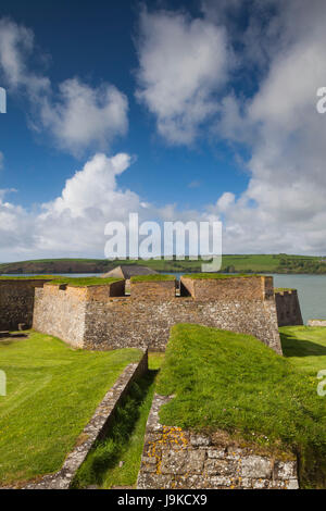 L'Irlande, dans le comté de Cork, Kinsale, Charles Fort, extérieur Banque D'Images