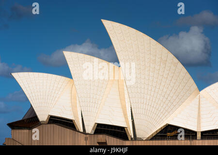 L'Opéra de Sydney, Close up detail. Sydney, NSW, Australie. Banque D'Images