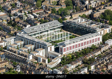 Highbury, l'ancien stade du Club d'Arsenal a été transformé en appartements et appartements. Islington, Londres N5 Banque D'Images