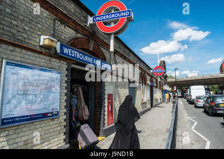 Station Westbourne Park Banque D'Images