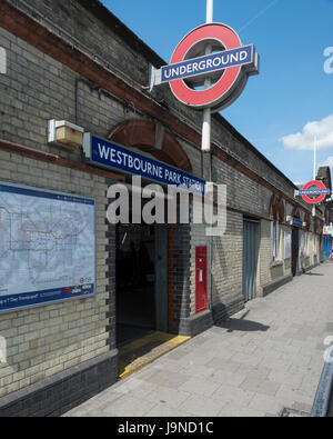 Station Westbourne Park Banque D'Images