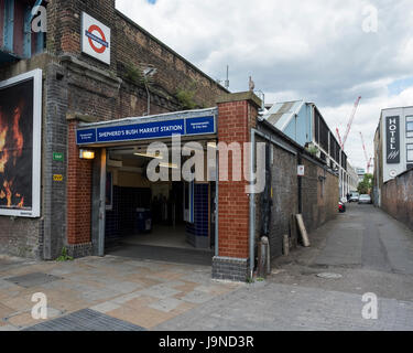 La station Shepherds Bush Market Banque D'Images