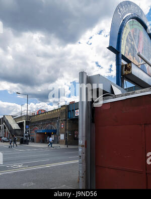 Tube Goldhawk Road Banque D'Images