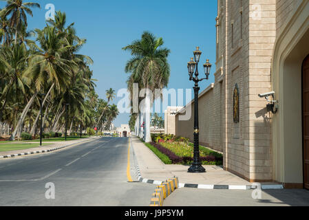 Le Sultan Qaboos bin Said palace à Salalah, Oman, Gouvernorat de Dhofar Banque D'Images