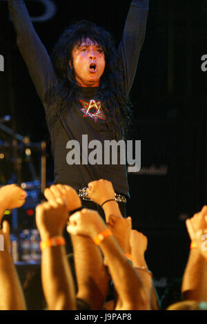 L'anthrax en live au Key Club, à Hollywood, Californie le 22 mai 2005. Photo © Kevin Estrada / Media Punch Banque D'Images