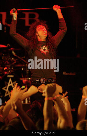 L'anthrax en live au Key Club, à Hollywood, Californie le 22 mai 2005. Photo © Kevin Estrada / Media Punch Banque D'Images