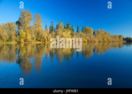 Parc de la rivière Willamette, Bowman, Albany, Oregon Banque D'Images