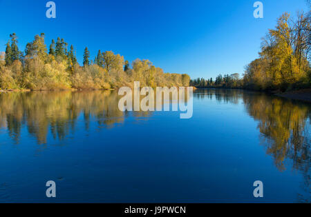 Parc de la rivière Willamette, Bowman, Albany, Oregon Banque D'Images