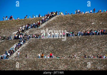 Teotihuacan, site du patrimoine mondial de l'UNESCO, au Mexique Banque D'Images