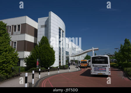 L'entrée de l'Hôpital Salle ruxelles. West Midlands. UK Banque D'Images