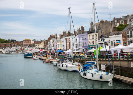 Weymouth, Royaume-Uni. 3 juin, 2017. Wessex Folk Festival, port de Weymouth. Crédit : Charlie Raven/Alamy Live News Banque D'Images