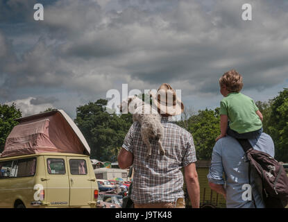 Hadlow Down, Uckfield, East Sussex, Royaume-Uni. 3 juin 2017. Une journée de famille glorieuse à la 52ème édition annuelle de Tinkers Park l'un des plus anciens événements de son type dans le sud de l'Angleterre.Credit: Banque D'Images