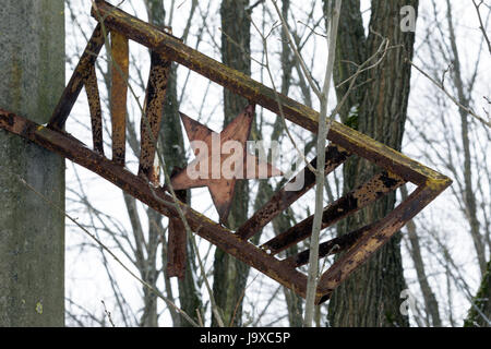 La ville de Pripyat abandonnée près de Tchernobyl, en Ukraine Banque D'Images