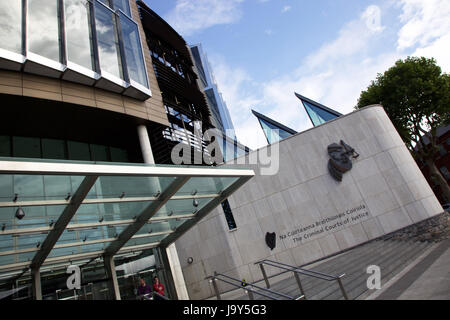 Les tribunaux de justice pénale, Dublin, Irlande Banque D'Images