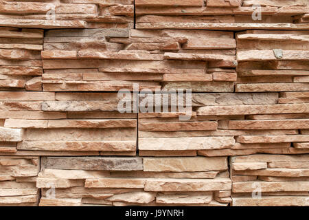 Ancien modèle mur de briques brunes, de texture pour la conception. Banque D'Images