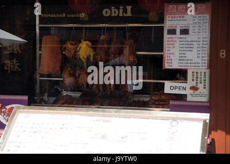 Vues de la Chine Ville London Banque D'Images