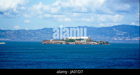 Célèbre prison d'Alcatraz à San Francisco - SAN FRANCISCO - CALIFORNIE - 18 AVRIL 2017 Banque D'Images