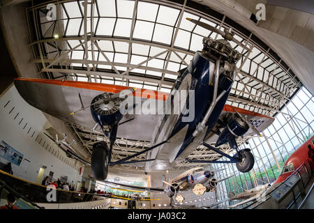 American Airways avion US Mail, National Air and Space Museum, Washington DC, États-Unis Banque D'Images