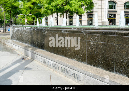 United States Navy Memorial, Washington DC, USA Banque D'Images