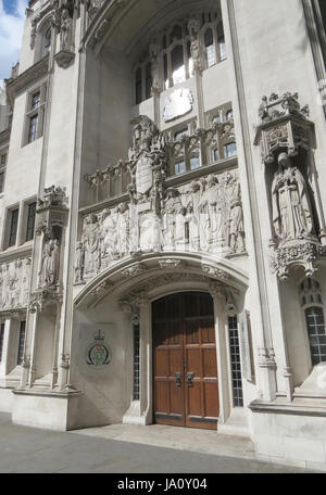 UK SUPEME bureaux COUR, peu de George Street, Parliament Square, Londres. Photo : Tony Gale Banque D'Images