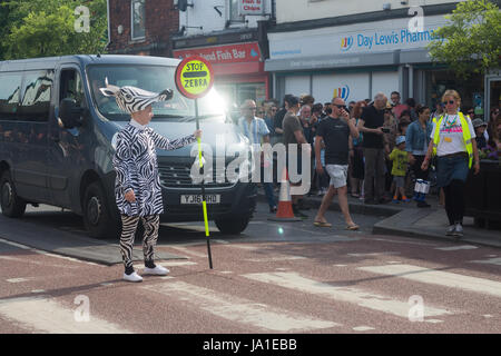 Kingston Upon Hull, Royaume-Uni. 3 juin, 2017. performance live, l'art et la culture à assembler Fest 2017, avenue newland, Hull crédit : Matthieu appleyard/Alamy live news Banque D'Images