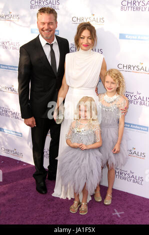 Los Angeles, CA, USA. 3 juin, 2017. 3 juin 2017 - Los Angeles, Californie - Eric Dane, épouse Rebecca Gayheart-Dane avec filles Billie Beatrice Dane Dane et la Géorgie. 16e Congrès annuel de Chrysalis Butterfly Ball tient à une résidence privée. Photo Credit : Crédit : AdMedia AdMedia/ZUMA/Alamy Fil Live News Banque D'Images