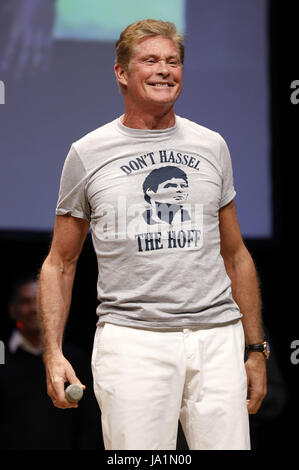 David Hasselhoff à la FedCon 26 dans le Maritin l'hôtel. Bonn, l'utilisation dans le monde entier 02.06.2017 | Banque D'Images