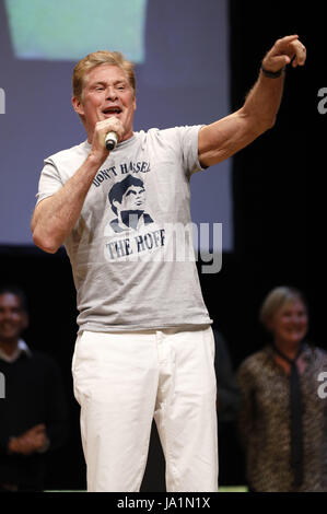 David Hasselhoff à la FedCon 26 dans le Maritin l'hôtel. Bonn, l'utilisation dans le monde entier 02.06.2017 | Banque D'Images