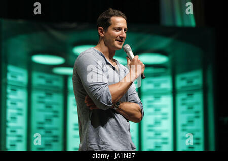 Bonn, Allemagne. 09Th Juin, 2017. Sasha Roiz à la FedCon 26 dans le Maritin l'hôtel. Bonn, 02.06.2017 | Conditions de crédit dans le monde entier : dpa/Alamy Live News Banque D'Images